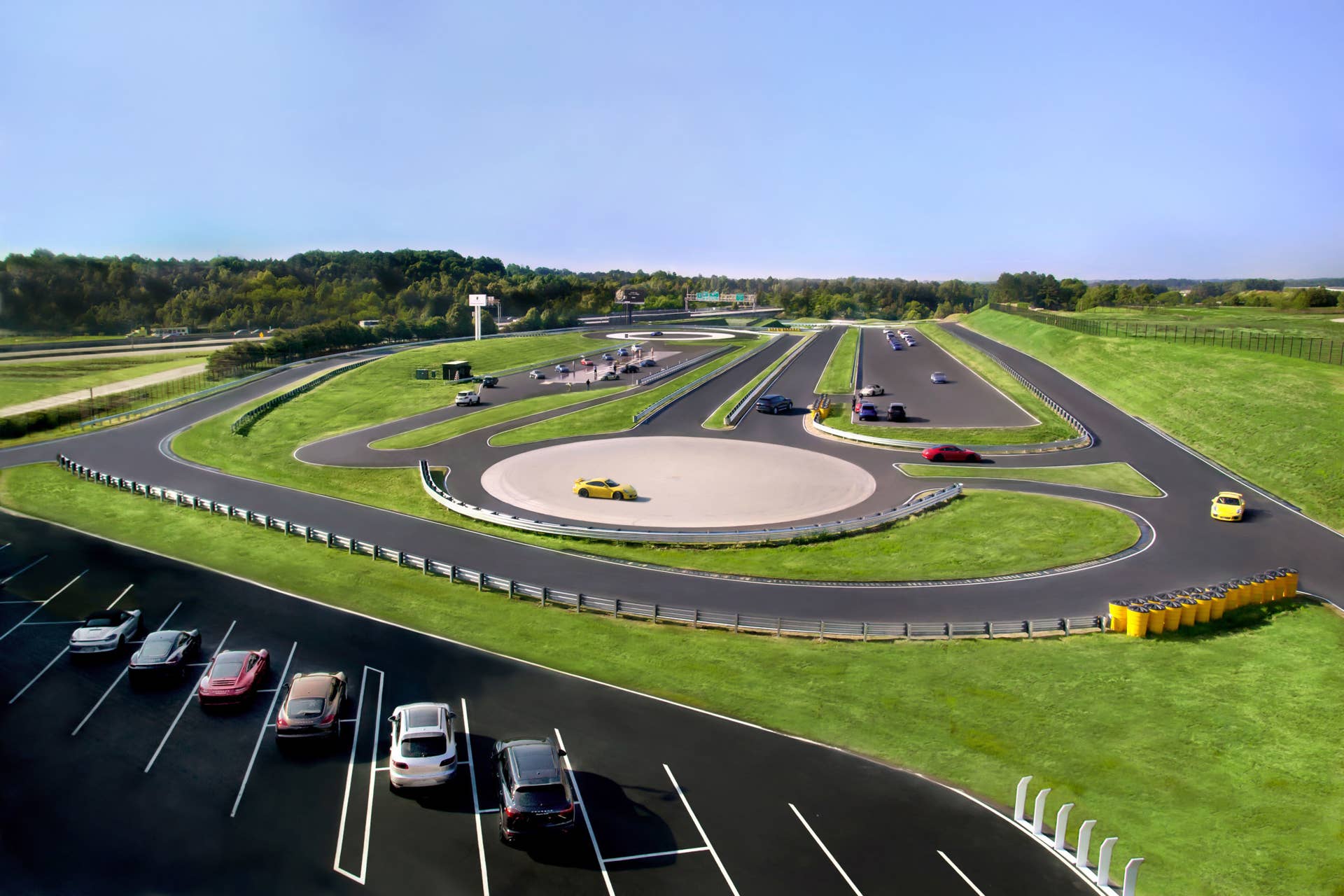 porsche experience center circle and race course