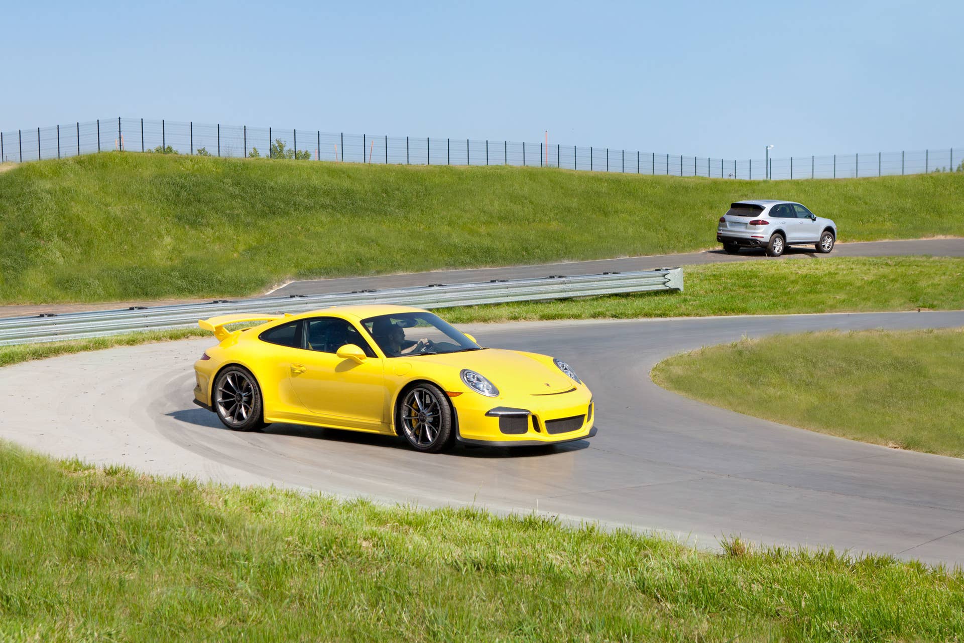 porsche experience center track with 911