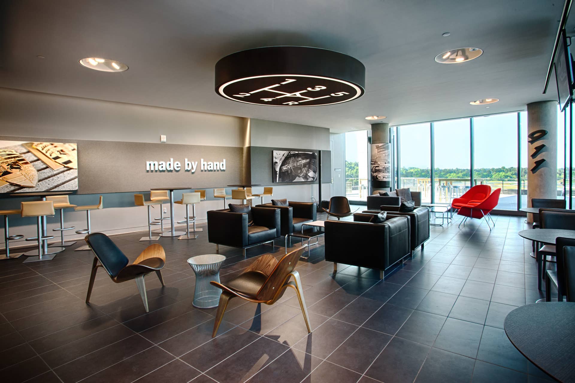 porsche experience center furniture