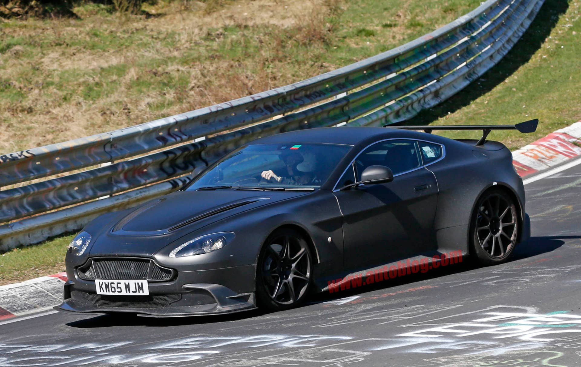 Aston Martin Vantage GT8 spied