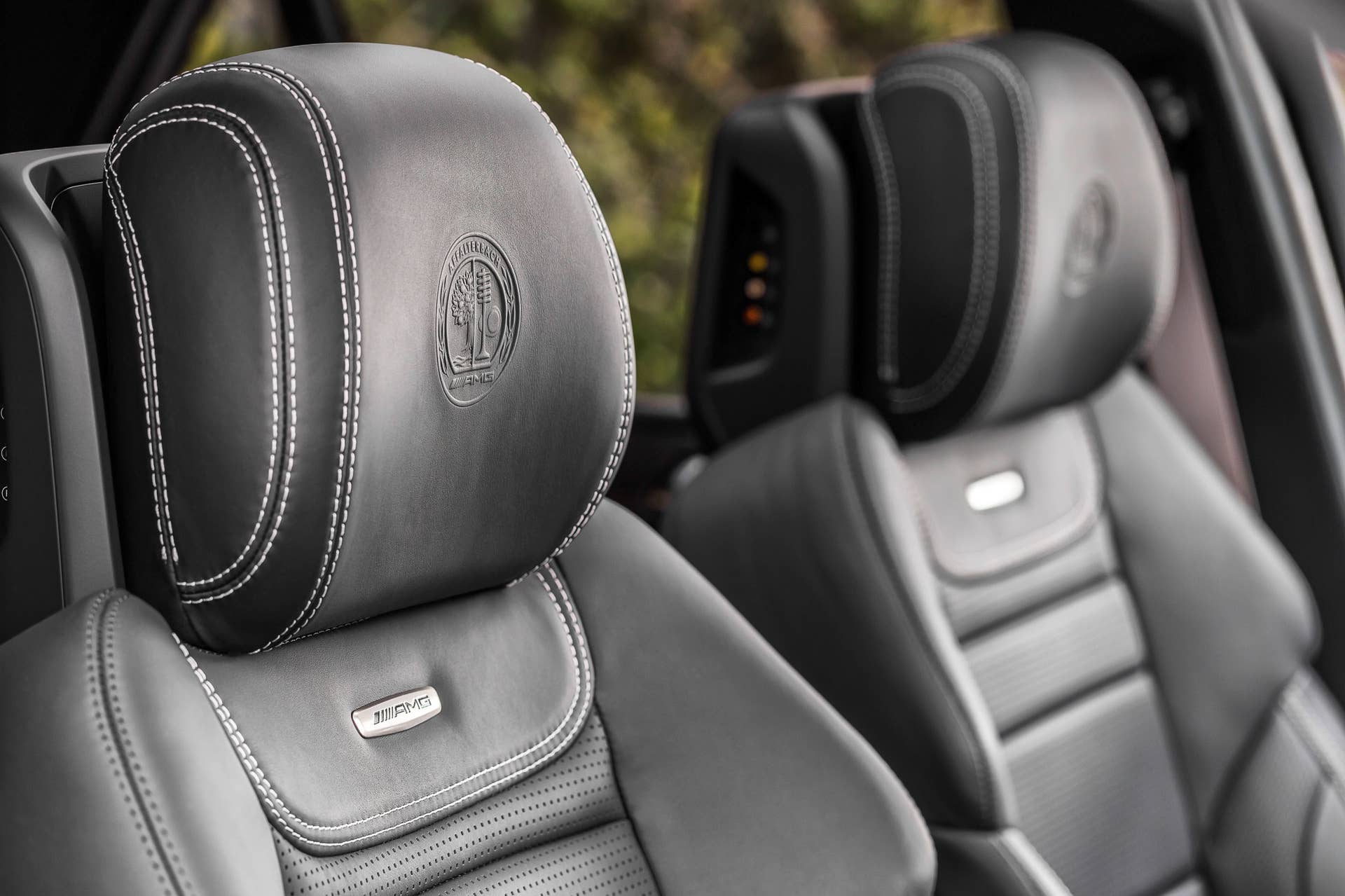 mercedes gle63 s embossed seats
