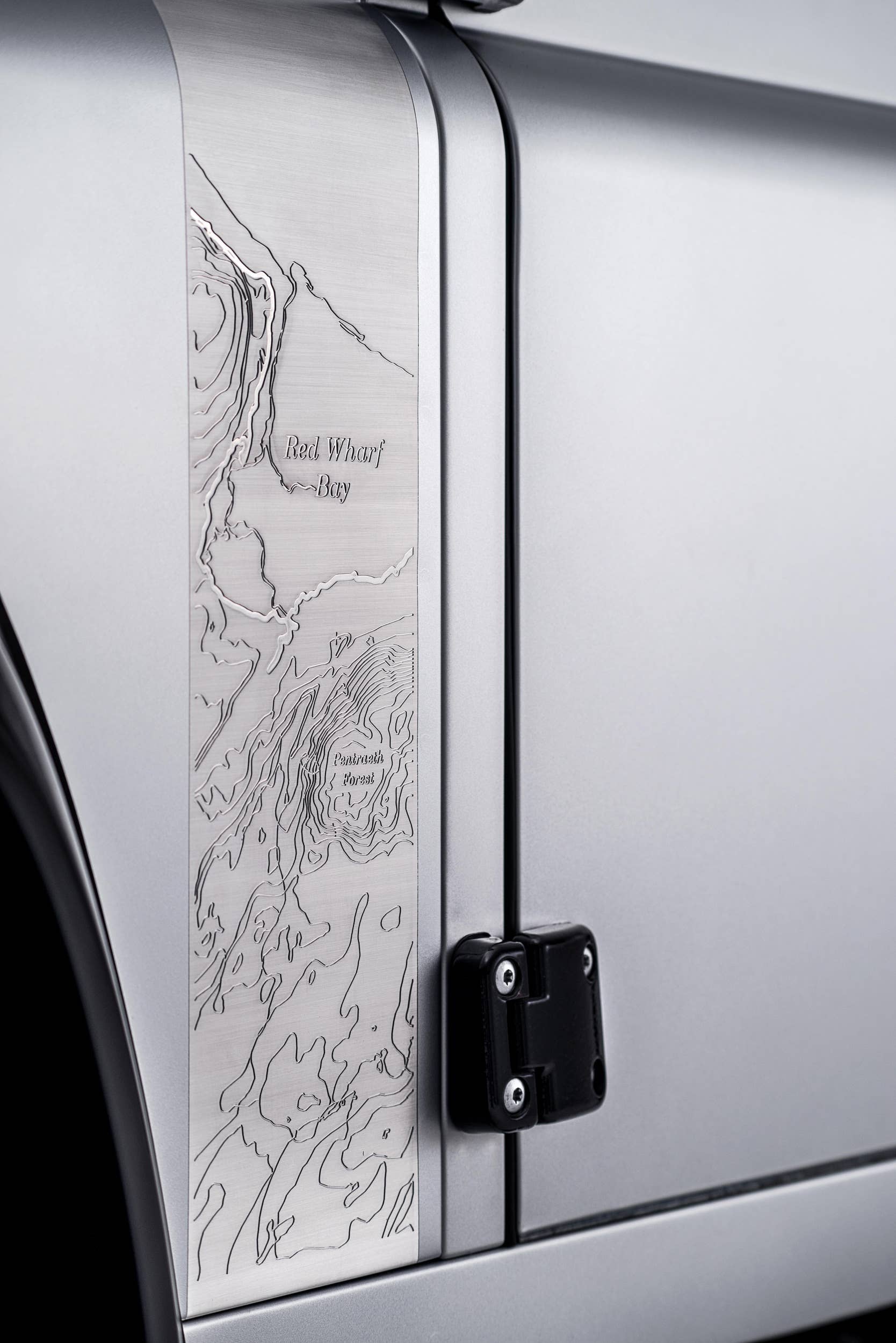 Land Rover Defender 2,000,000 fender red wharf bay