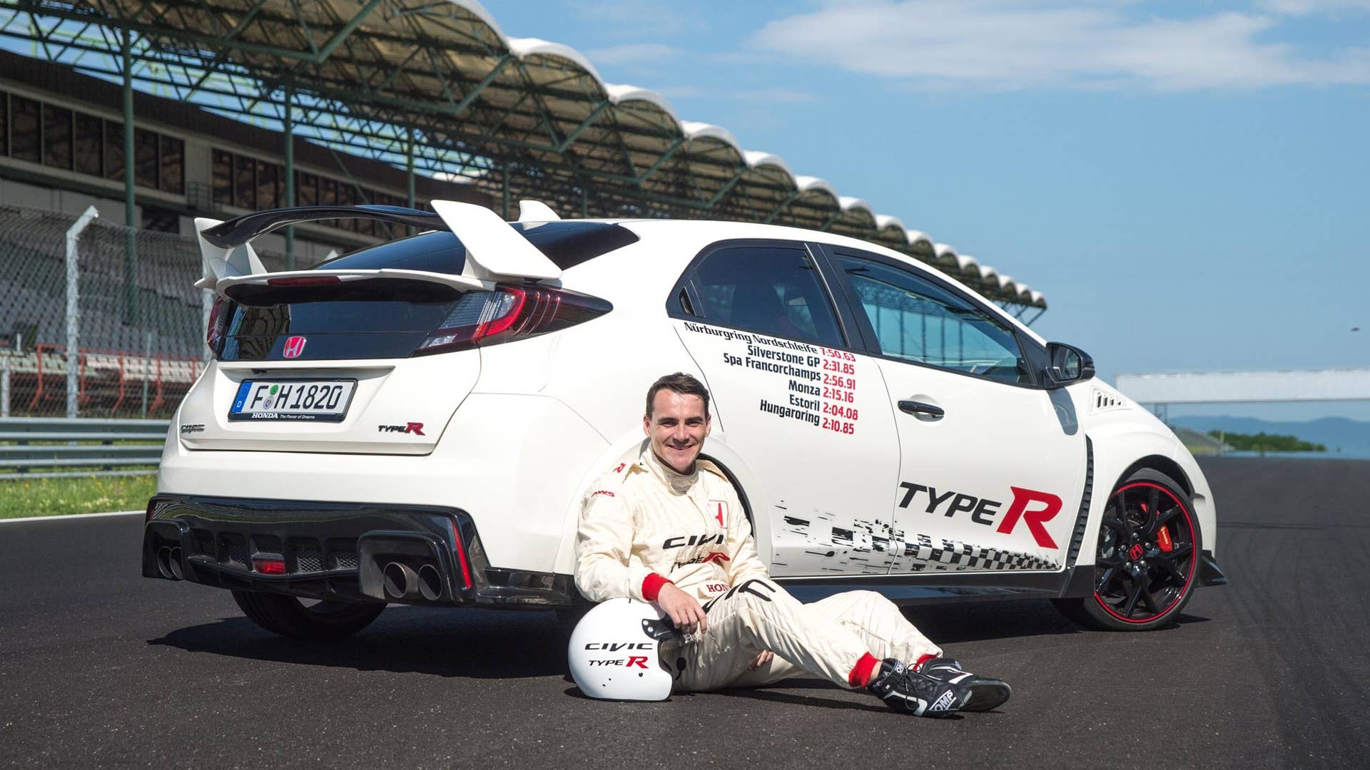 Honda Civic Type R Hungaroring record