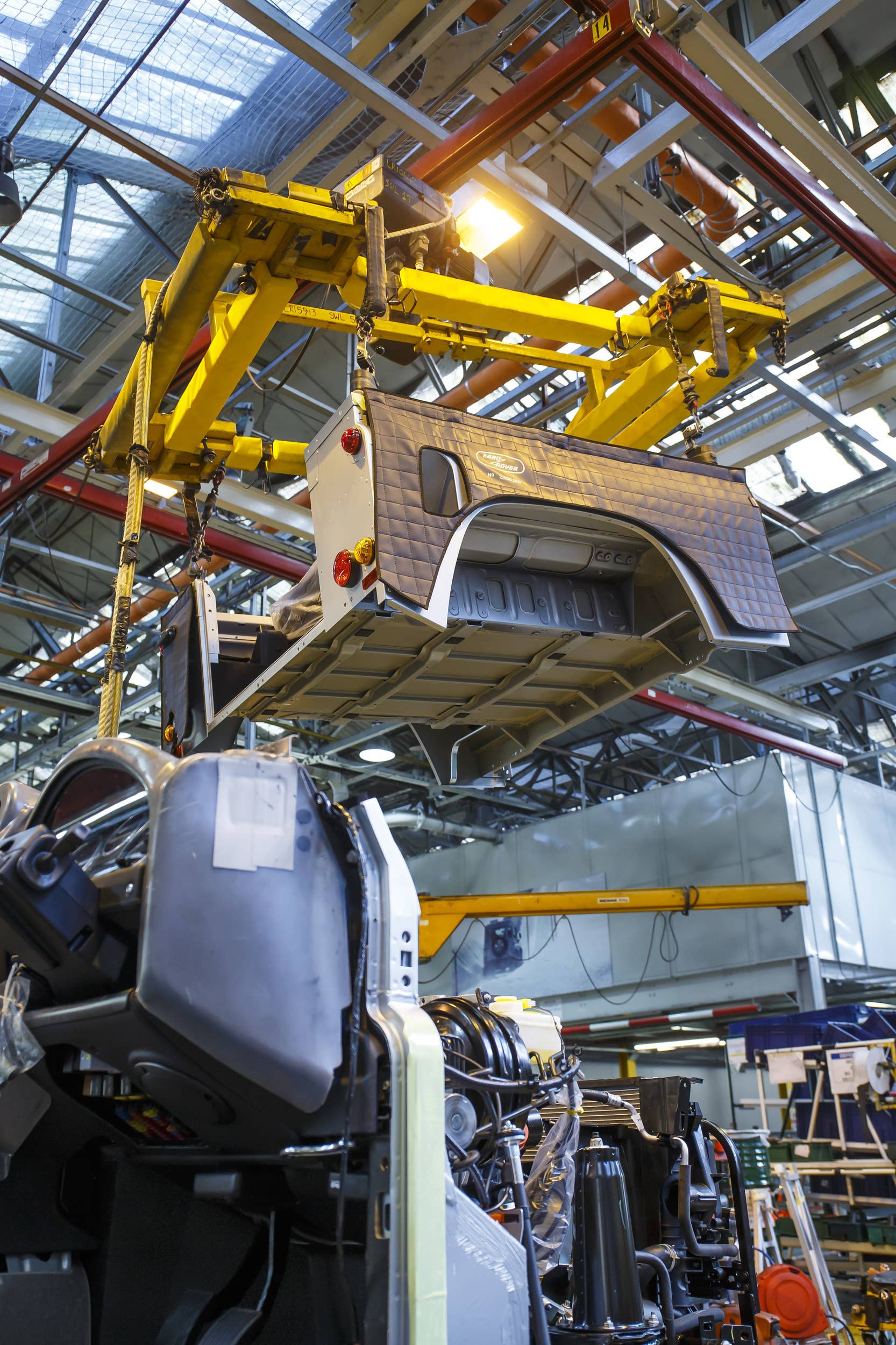 Land Rover Defender 2,000,000 assembly Solihull