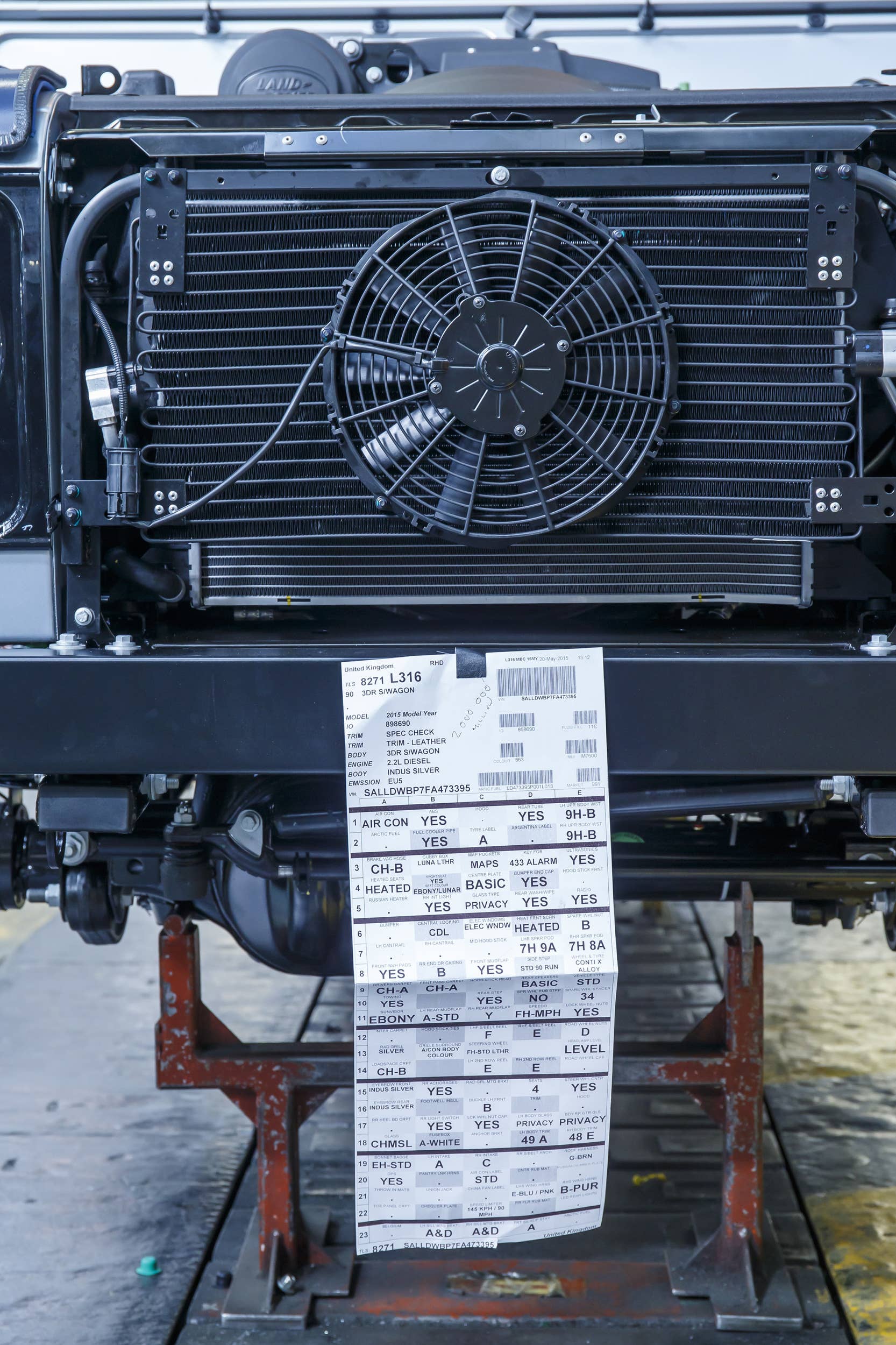 Land Rover Defender 2,000,000 assembly Solihull