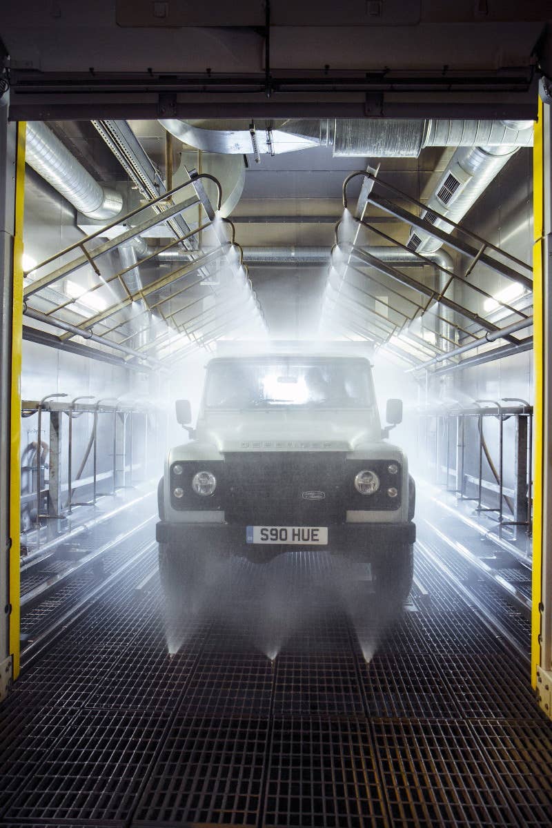 Land Rover Defender 2,000,000 paint shop
