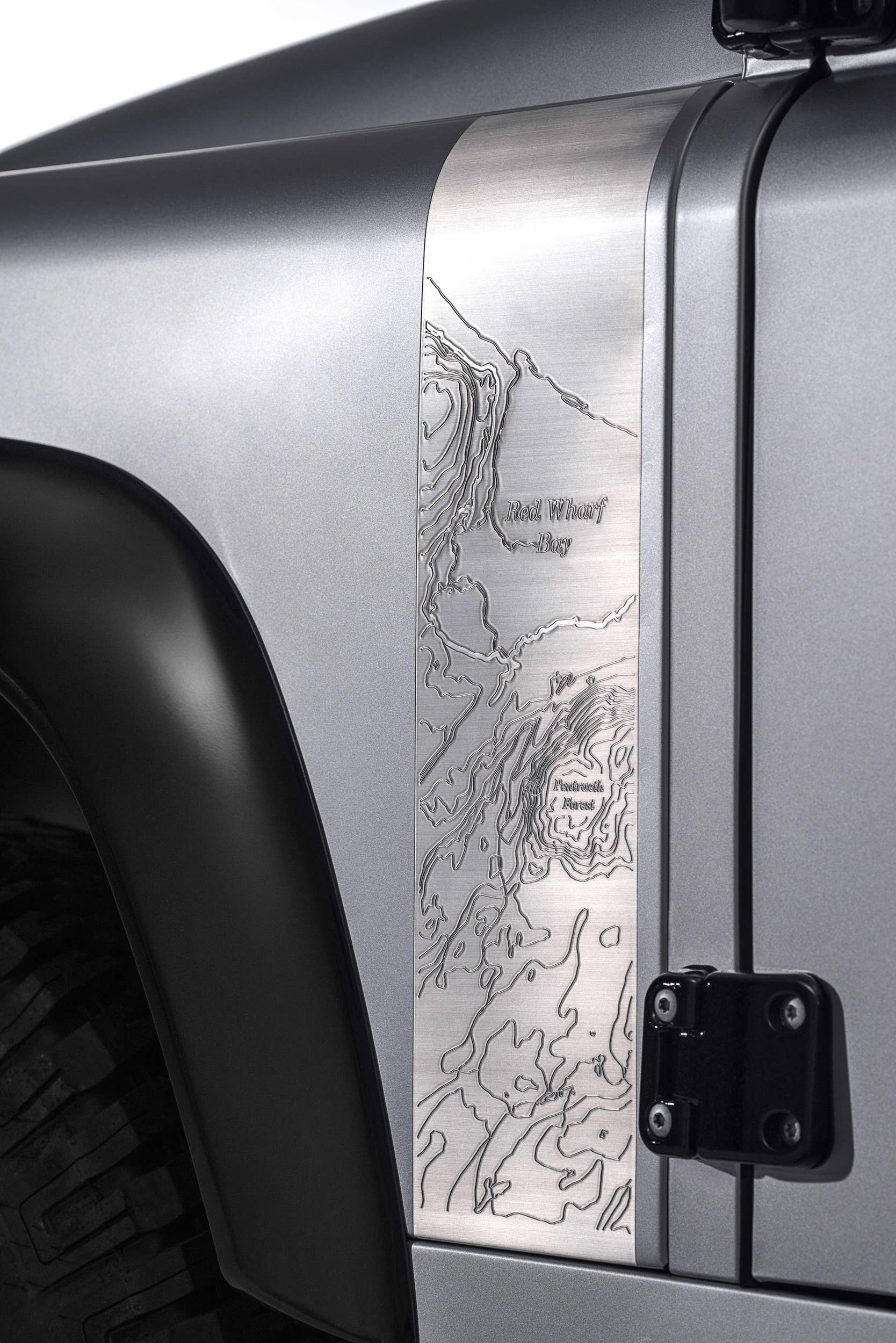 Land Rover Defender 2,000,000 fender plate
