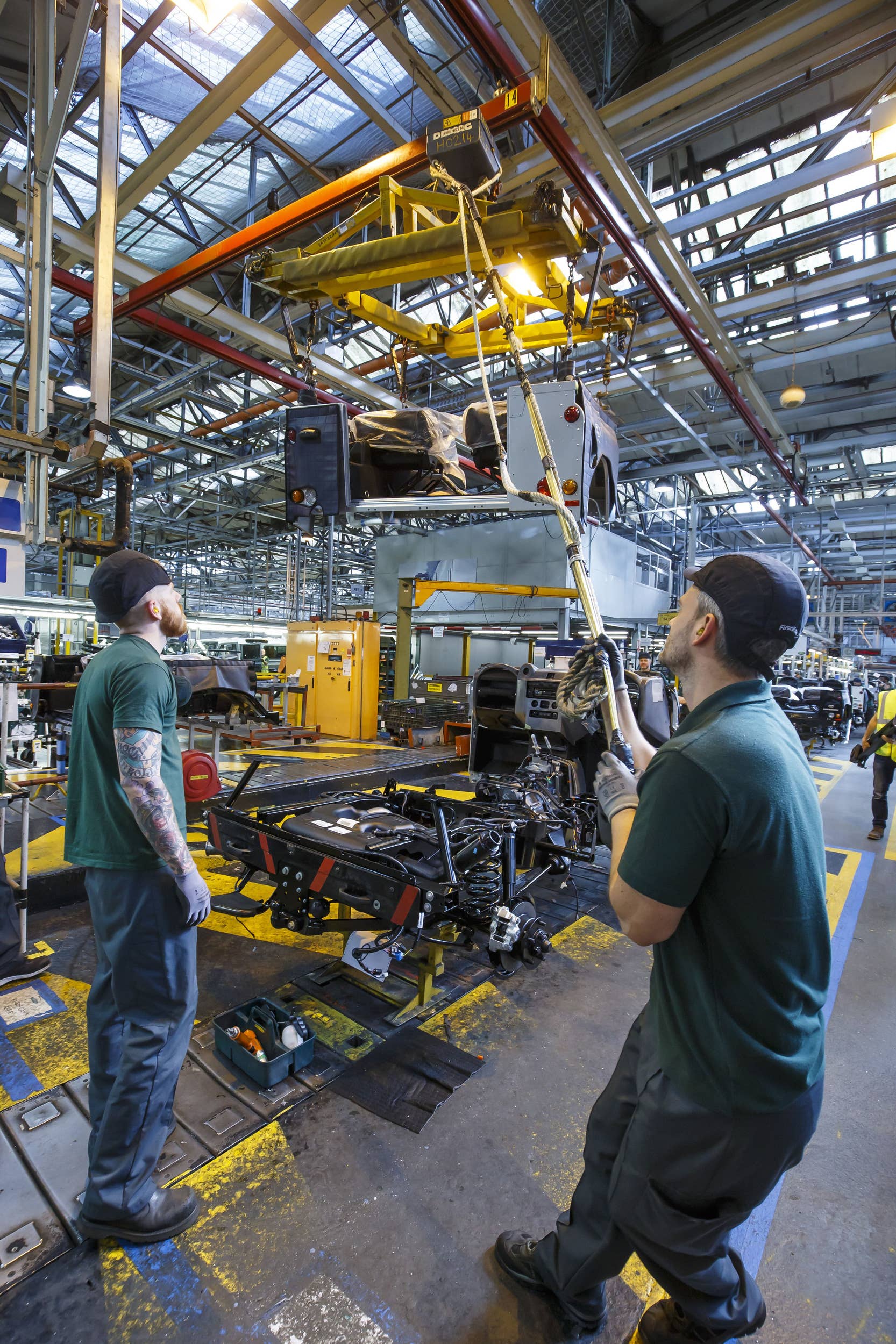 Land Rover Defender 2,000,000 assembly Solihull