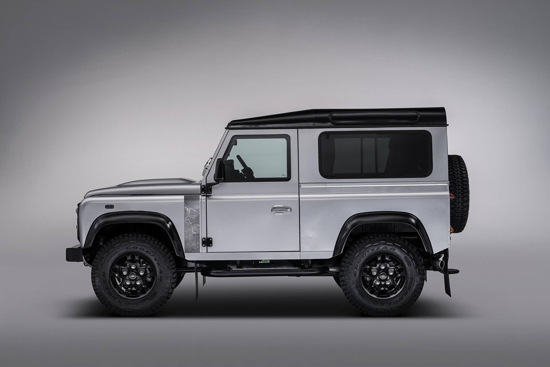 Land Rover Defender 2,000,000 side view