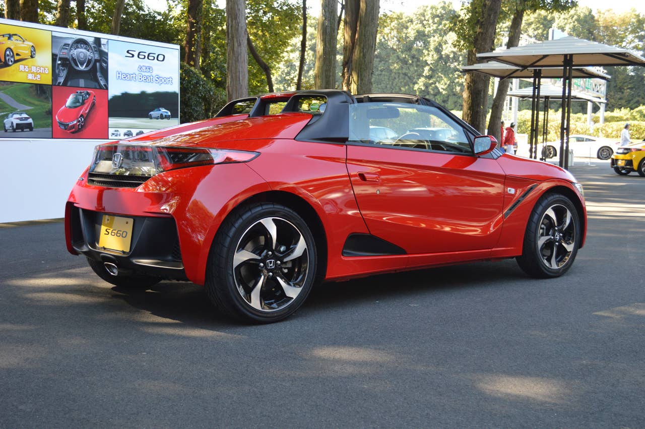 honda s660 red rear