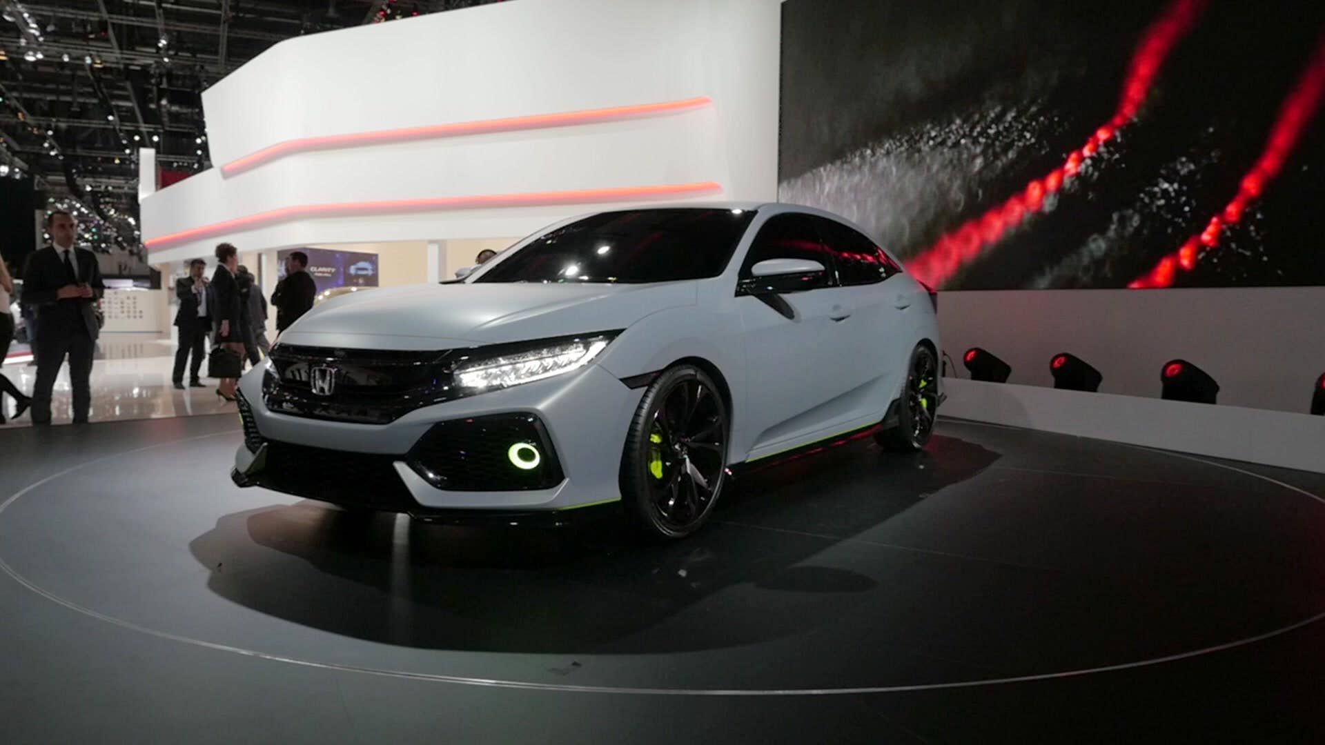 Honda Civic Hatchback Prototype | 2016 Geneva Motor Show | Beauty-Roll