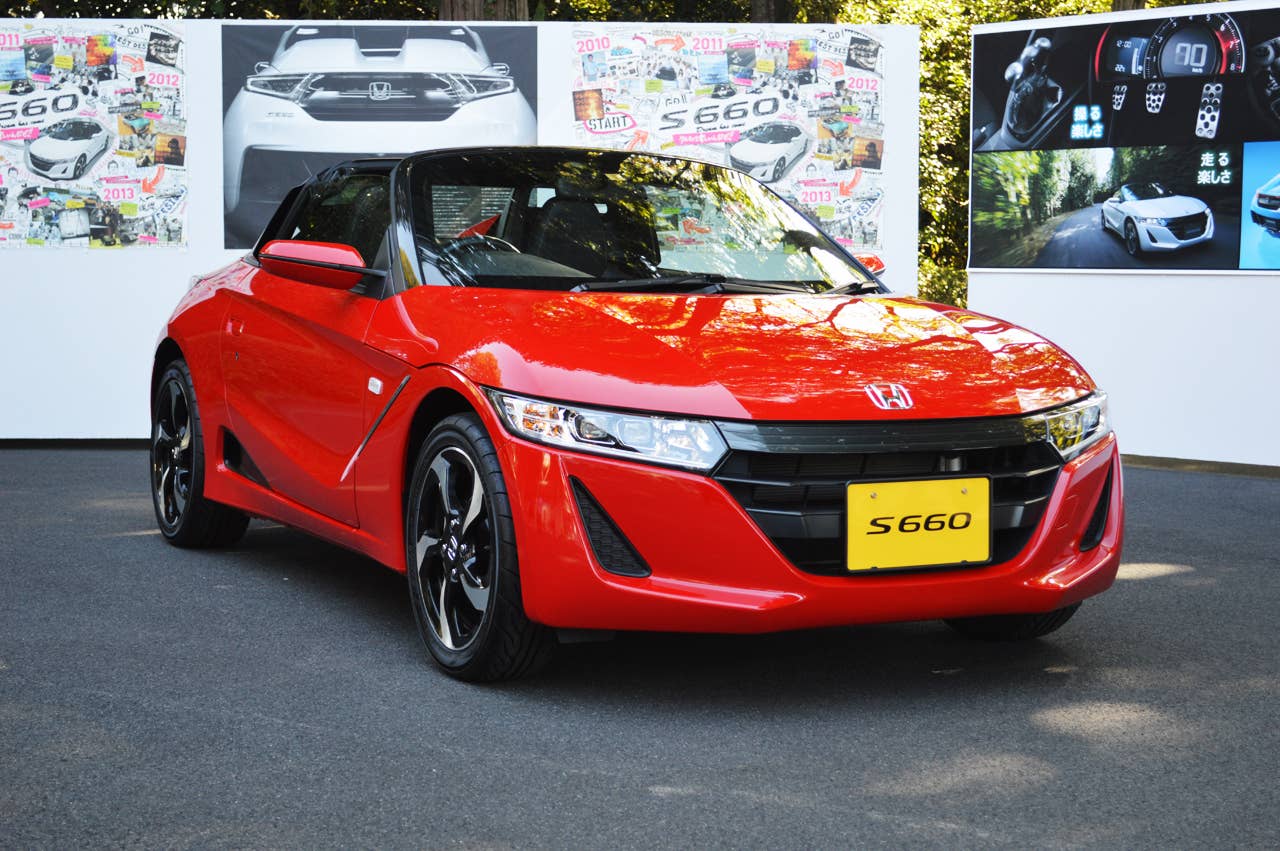honda s660 red front tight