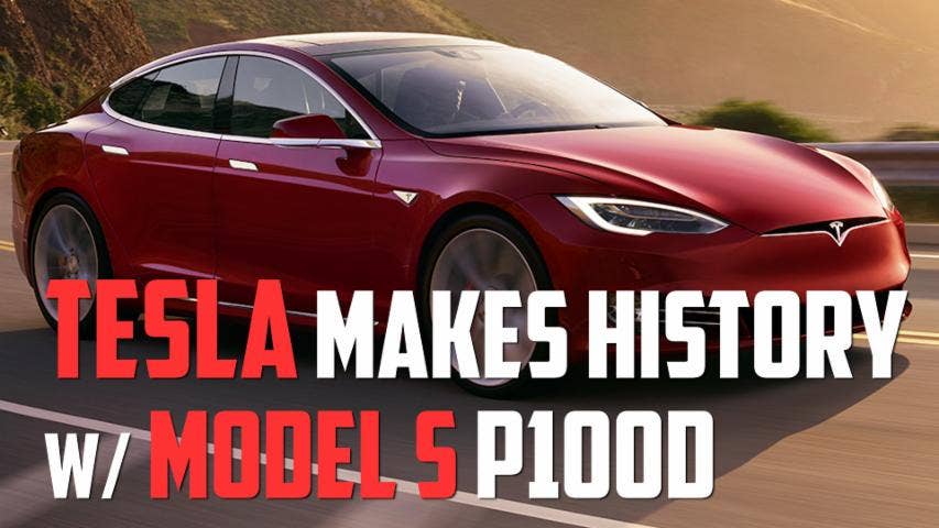 Tesla Model S P100D Makes History | Autoblog Minute