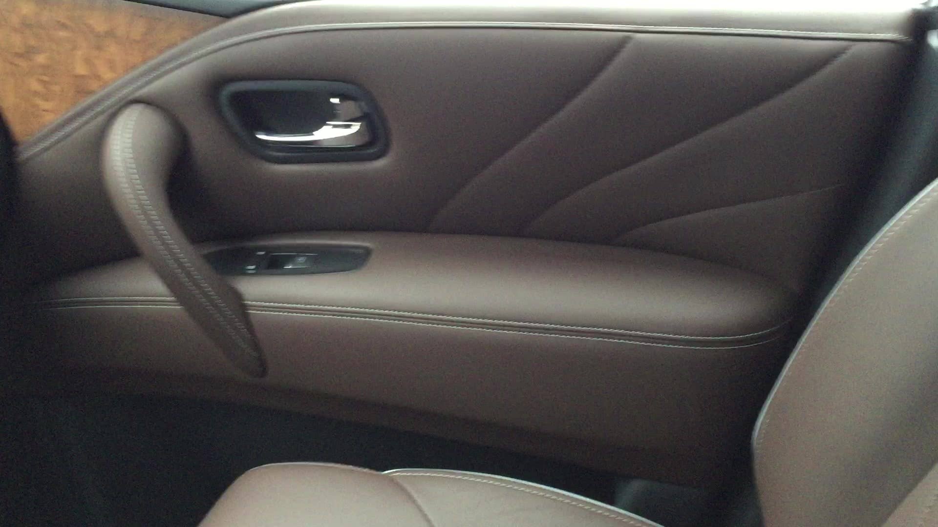 Have a closer look at the interior trim bits that make up the Infiniti QX80 Limited Package.