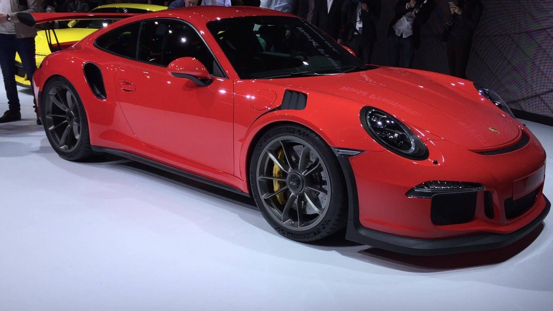 A look at the Porsche 911 GT3 RS at the 2015 Geneva Motor Show.