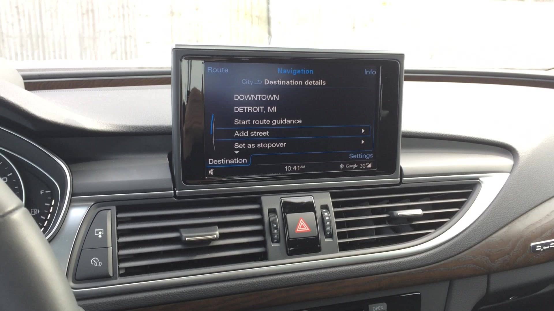 Audi is known for their advanced MMI infotainment system, which features a large display atop the dash of the vehicle. If, however, you find the display distracting, you can hide it with the press of a button.