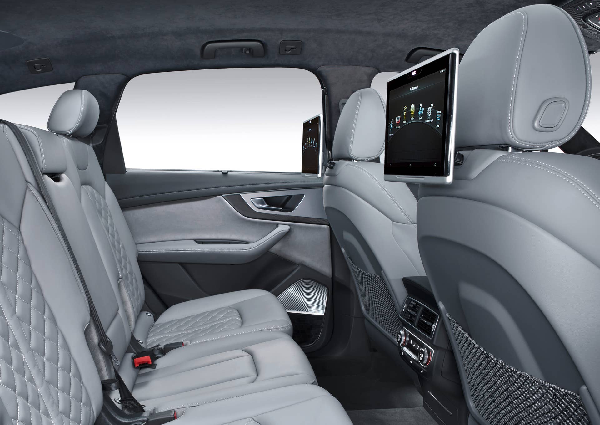 Audi SQ7 TDI interior rear seats