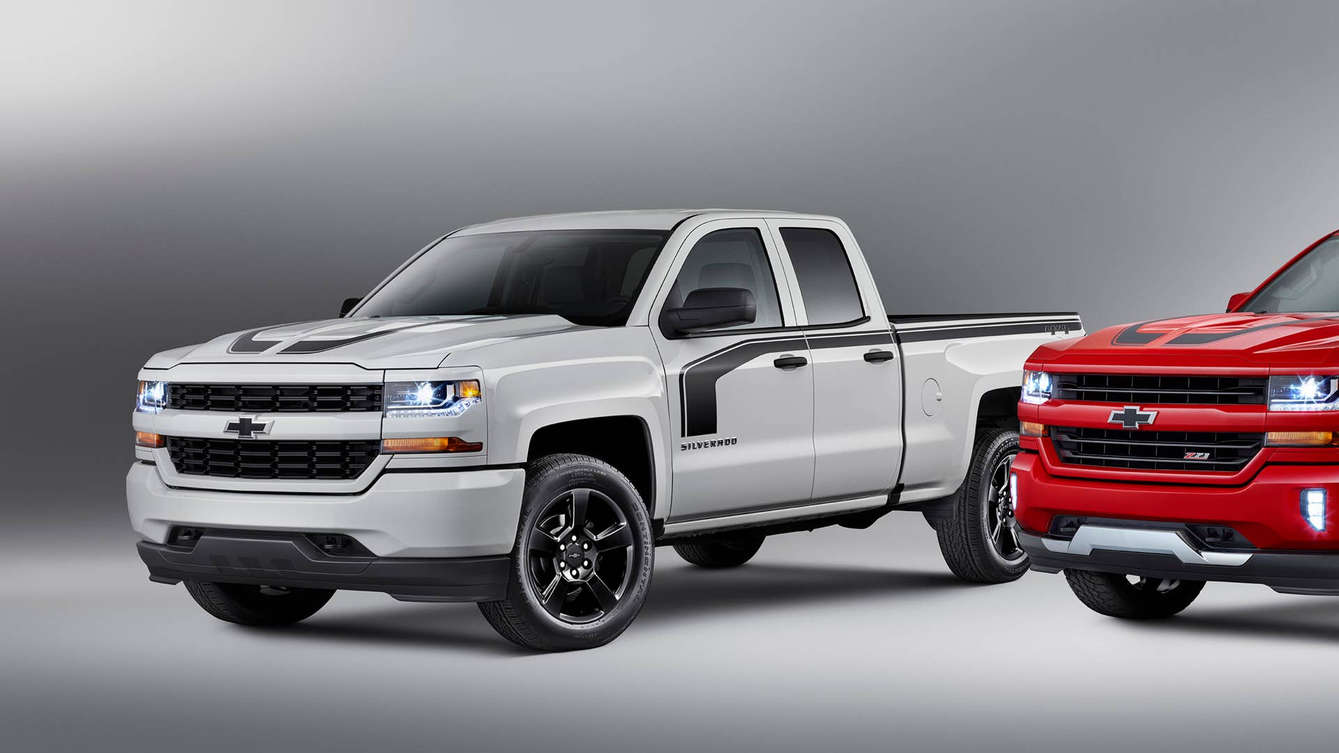 2016 chevy silverado rally edition white three quarters