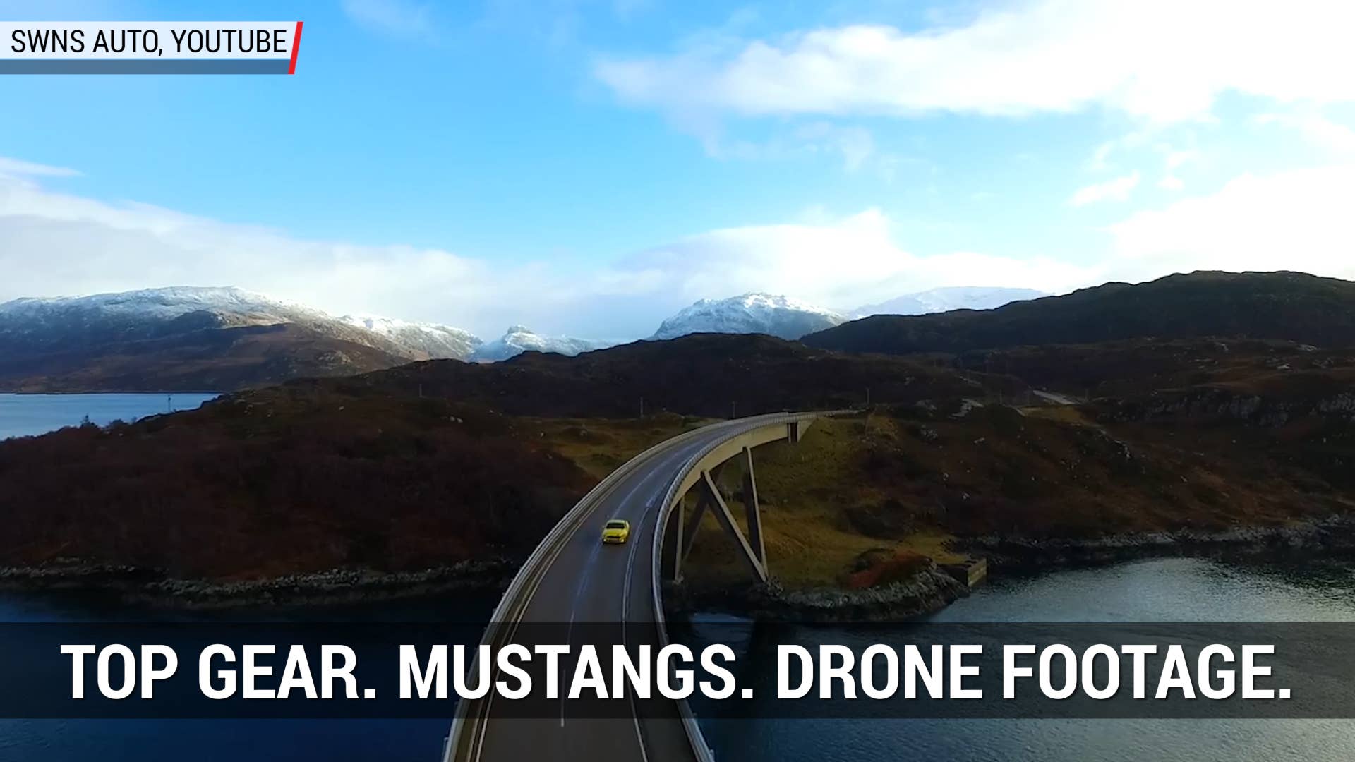 Drone Captures Top Gear Filming Mustangs | Autoblog Minute