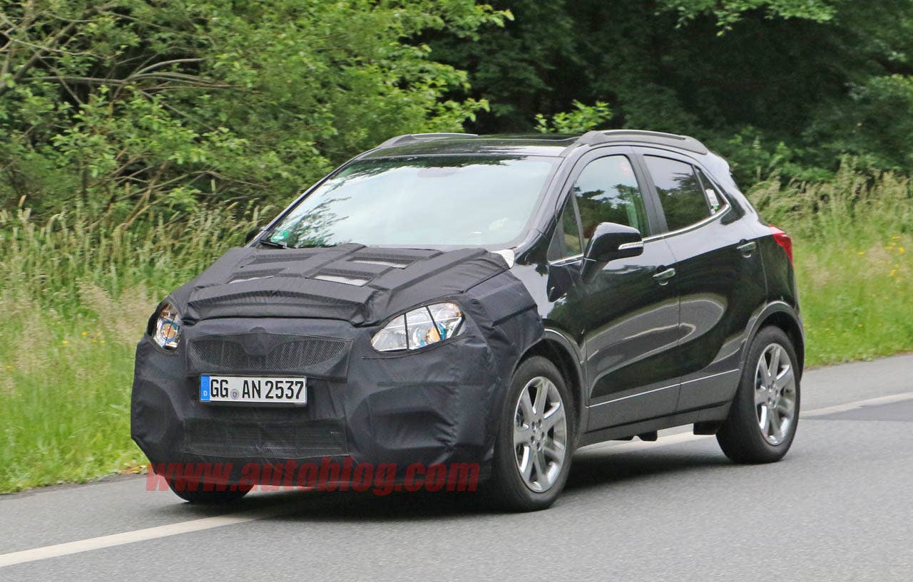 2016 Opel Mokka prototype front 3/4