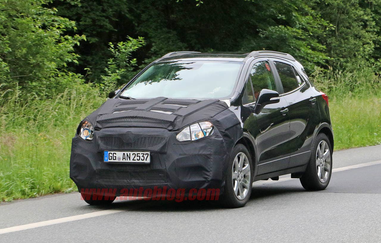 2016 Buick Encore prototype front 3/4