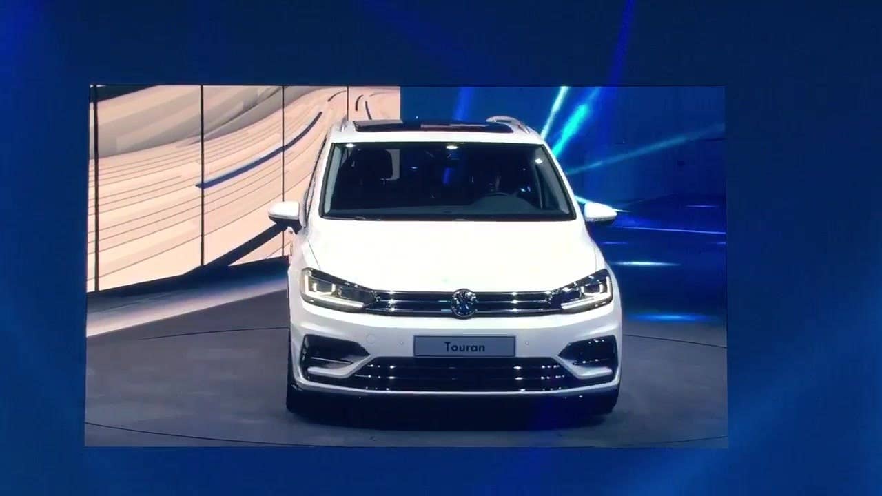 The Touran's official come into public view just before the 2015 Geneva Motor Show.