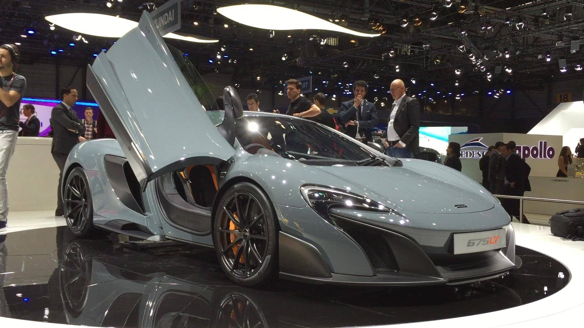 A look at the McLaren 675LT at the 2015 Geneva Motor Show.