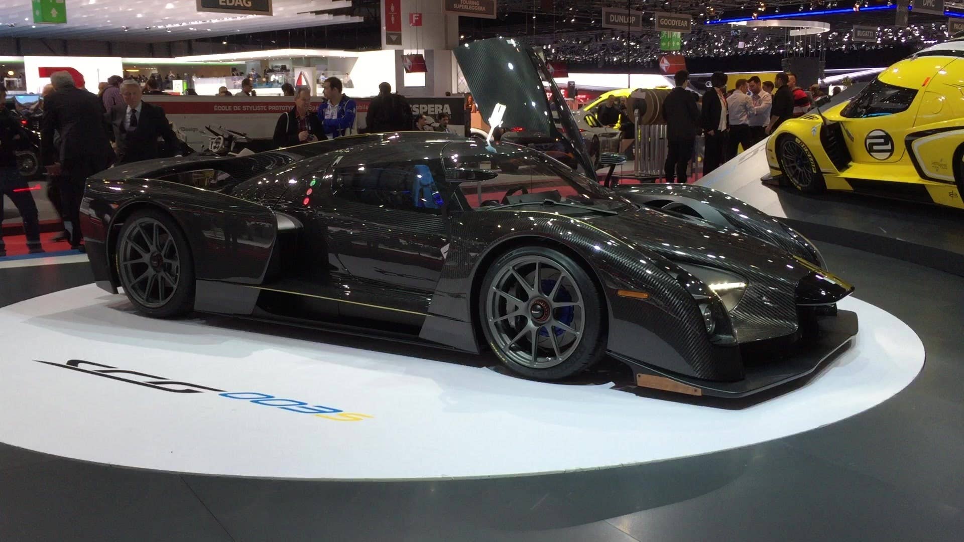 A look at the Scuderia Cameron Glickenhaus SCG 003 live from the 2015 Geneva Motor Show