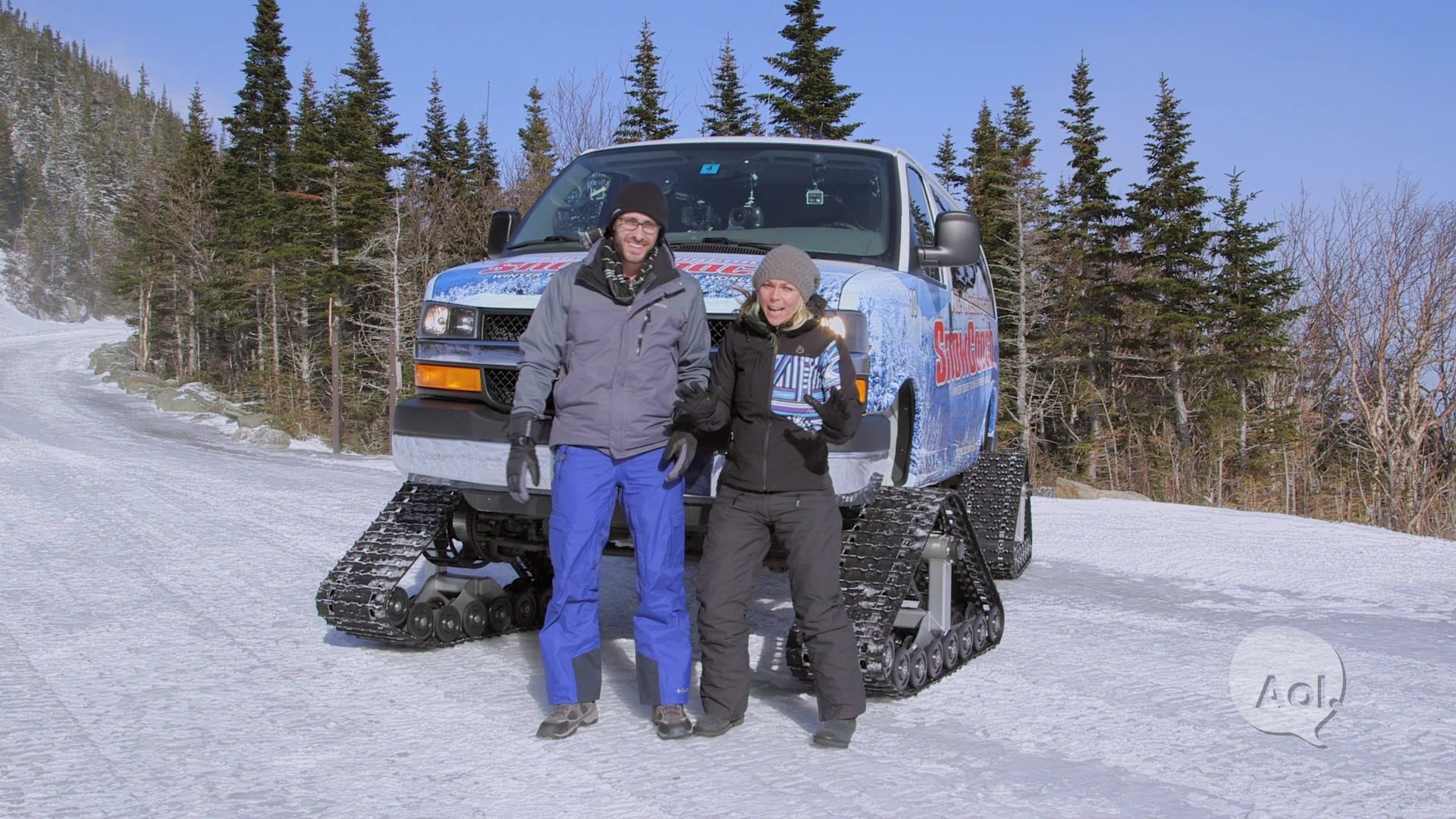 Join hosts Jessi and Patrick as they drive a four-track van through treacherous winter conditions and check 'climb Mount Washington' off of their list!