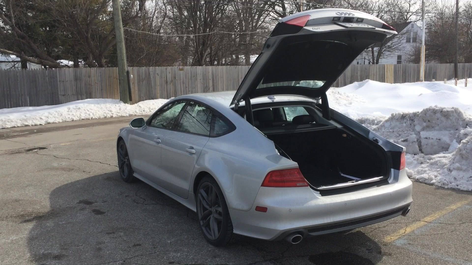 The 2015 Audi A7 is one of the coolest looking cars on the market with its unique Sportback design. Here's what the Audi A7 looks like with its hatch open.