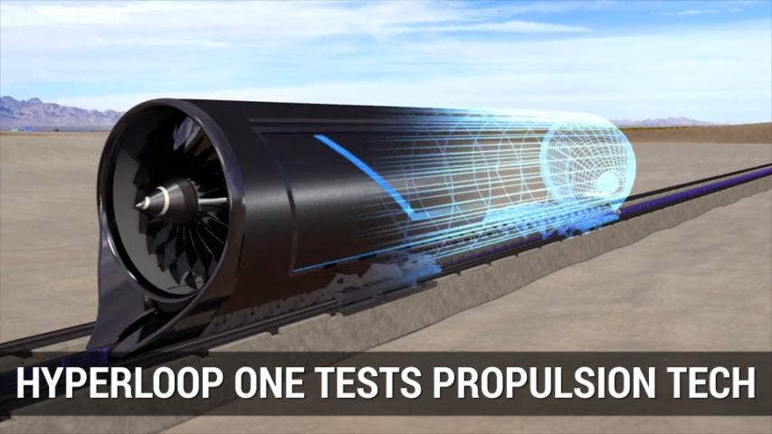 Hyperloop One Tests Propulsion Tech In Desert | Autoblog Mintue