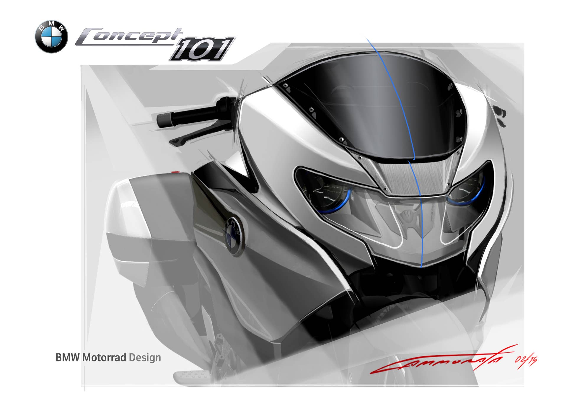 BMW Motorrad Concept 101 sketch