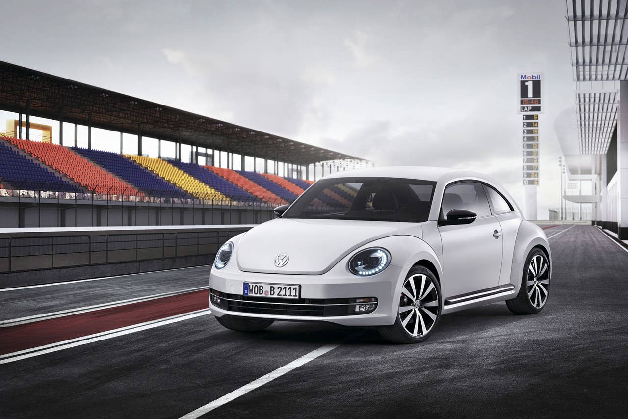 2012 Volkswagen Beetle exterior in white