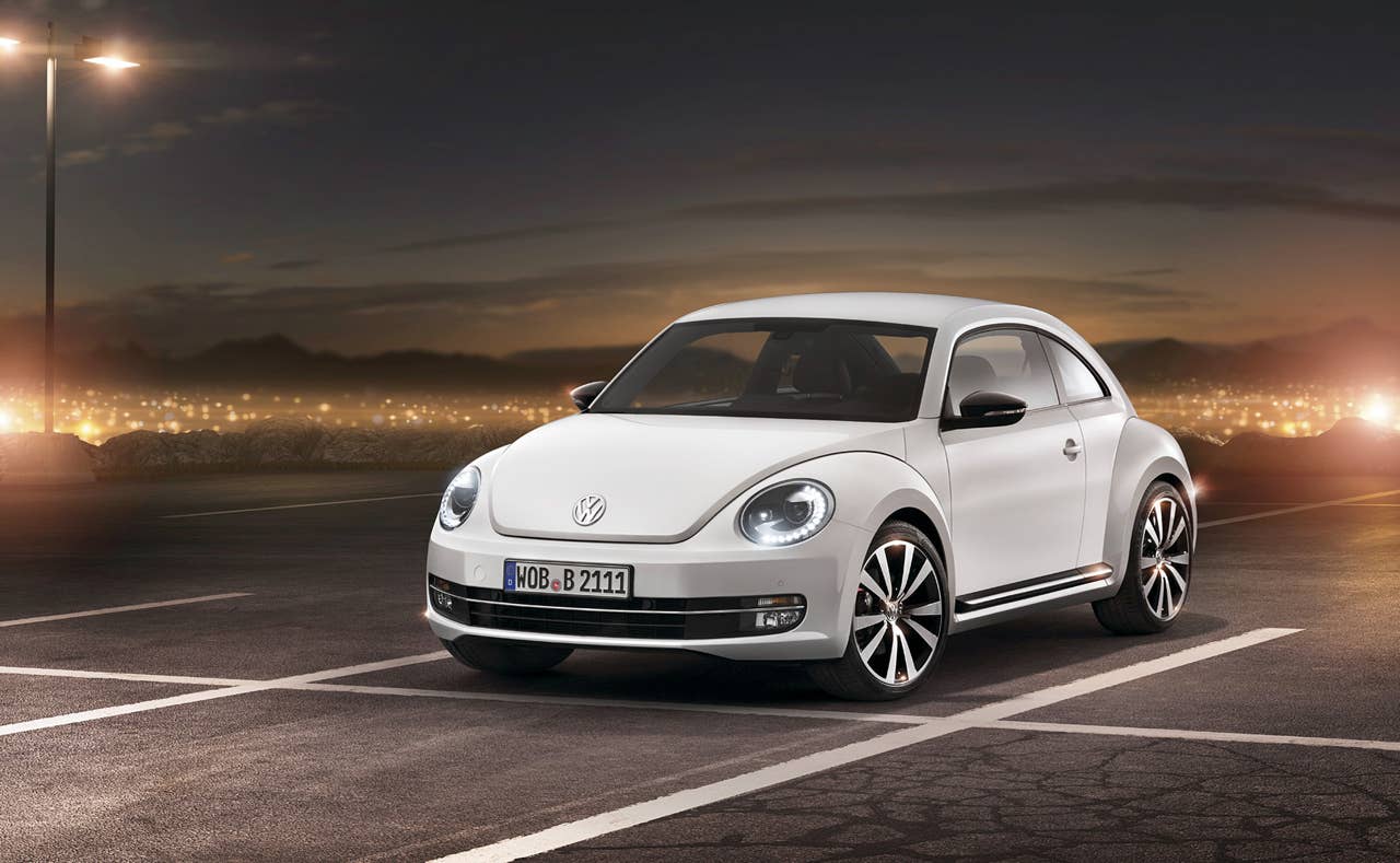 2012 Volkswagen Beetle exterior in white