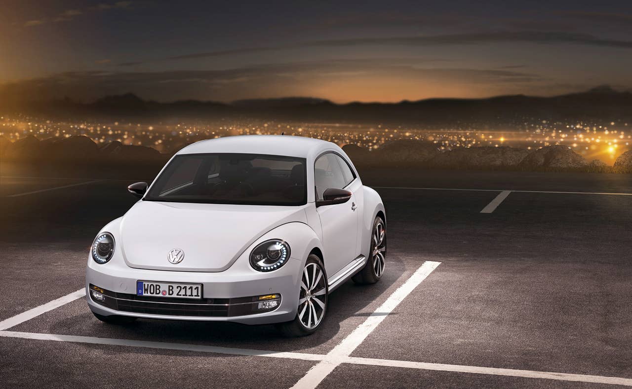 2012 Volkswagen Beetle exterior in white