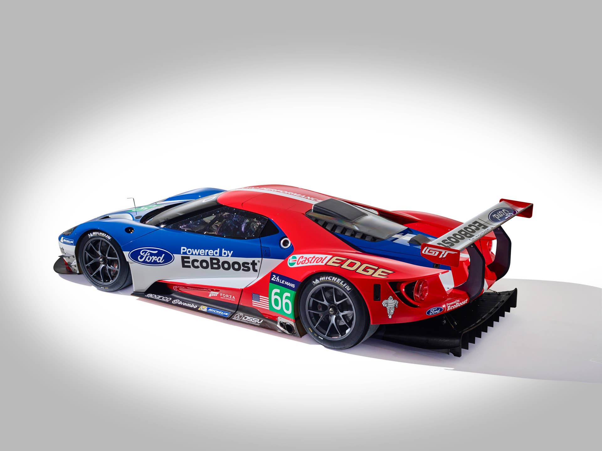 Ford GT LM GTE Pro side rear 3/4