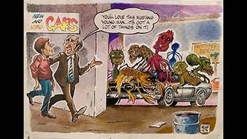 CARtoons exhibit at LACMA
