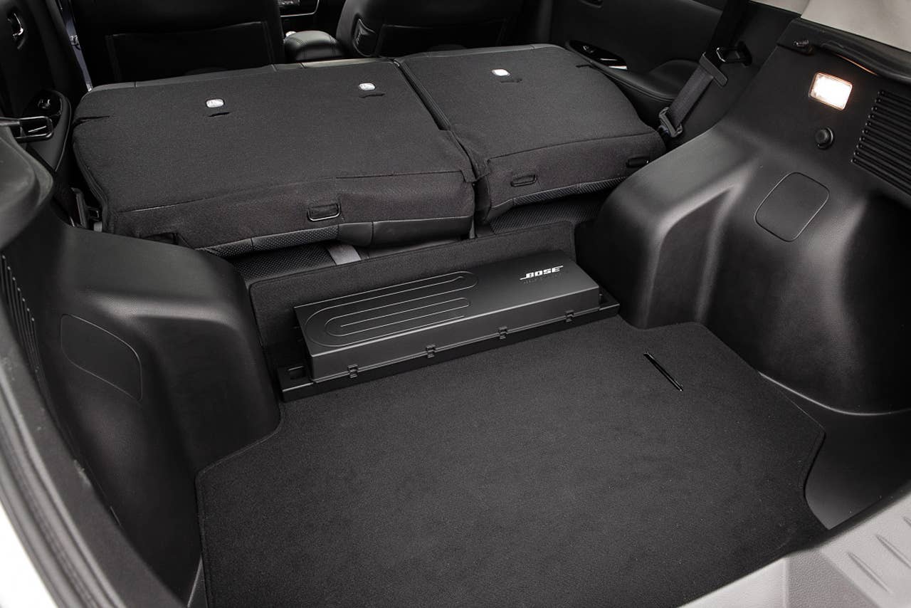 2013 Nissan Leaf rear interior