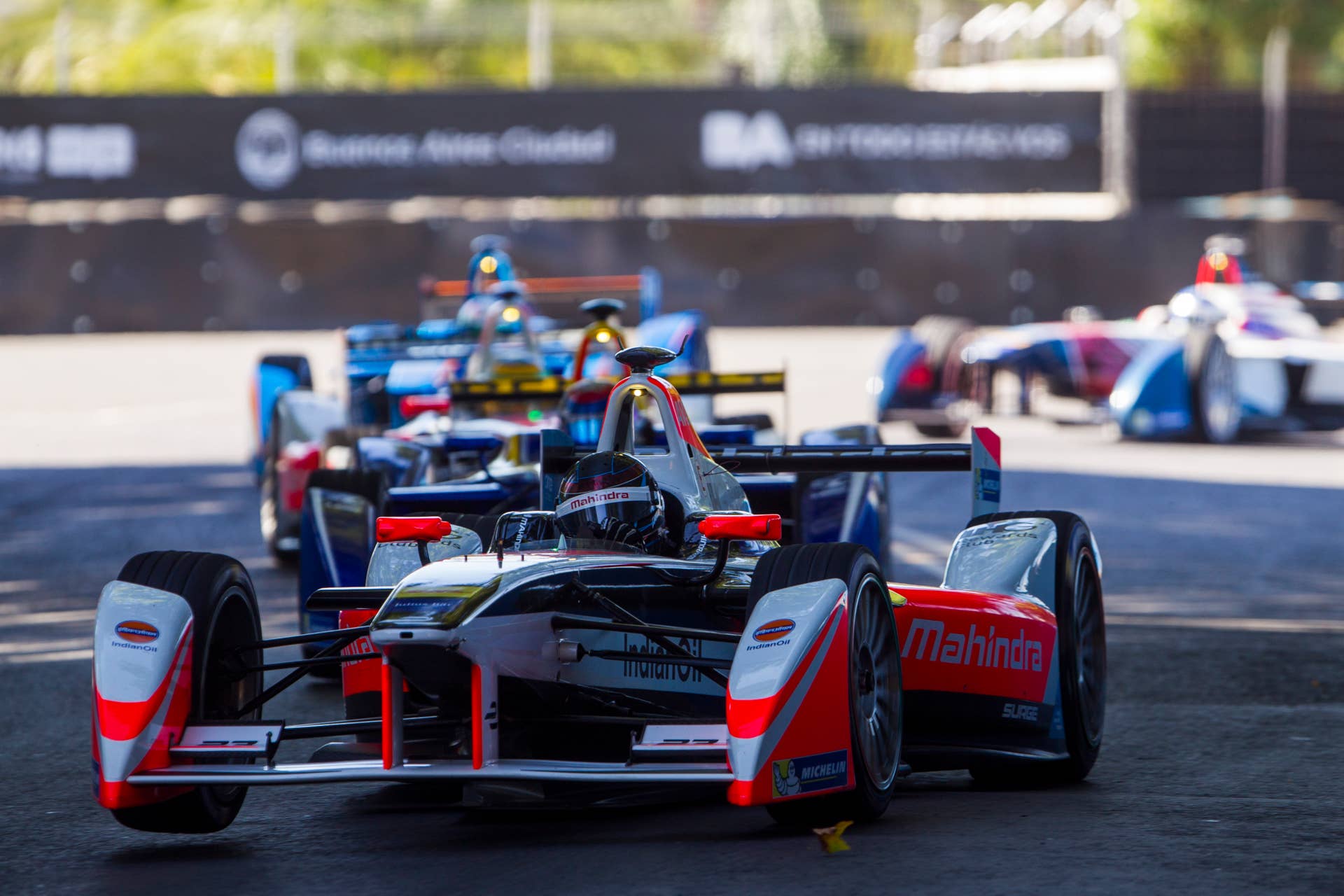 2015 Formula E Buenos Aires e-Prix, Argentina Saturday 6 February 2016. Nick Heidfeld (GER), Mahindra Racing M2ELECTRO Photo: Sam Bloxham/FIA Formula E/LAT ref: Digital Image _G7C9753