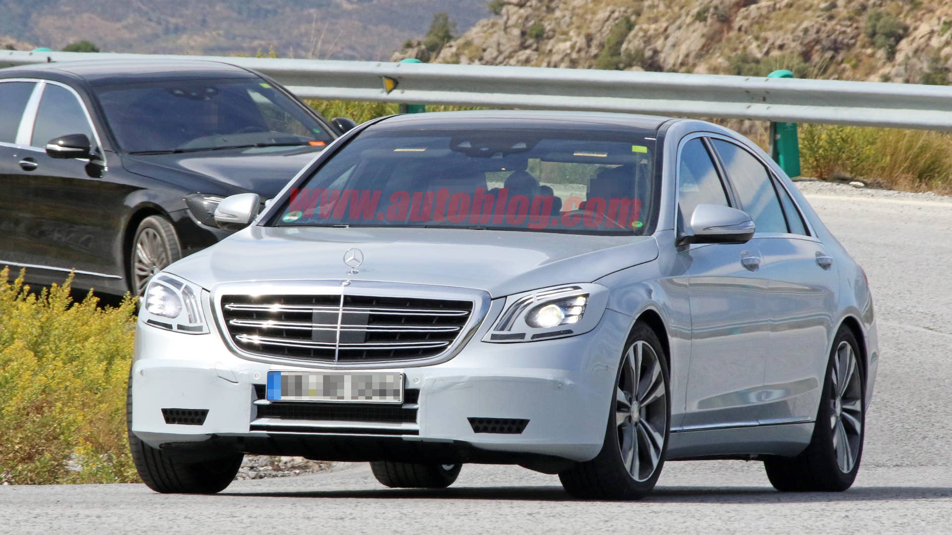 2018 Mercedes-Benz S-Class Sedan Spy Shots Front End Exterior