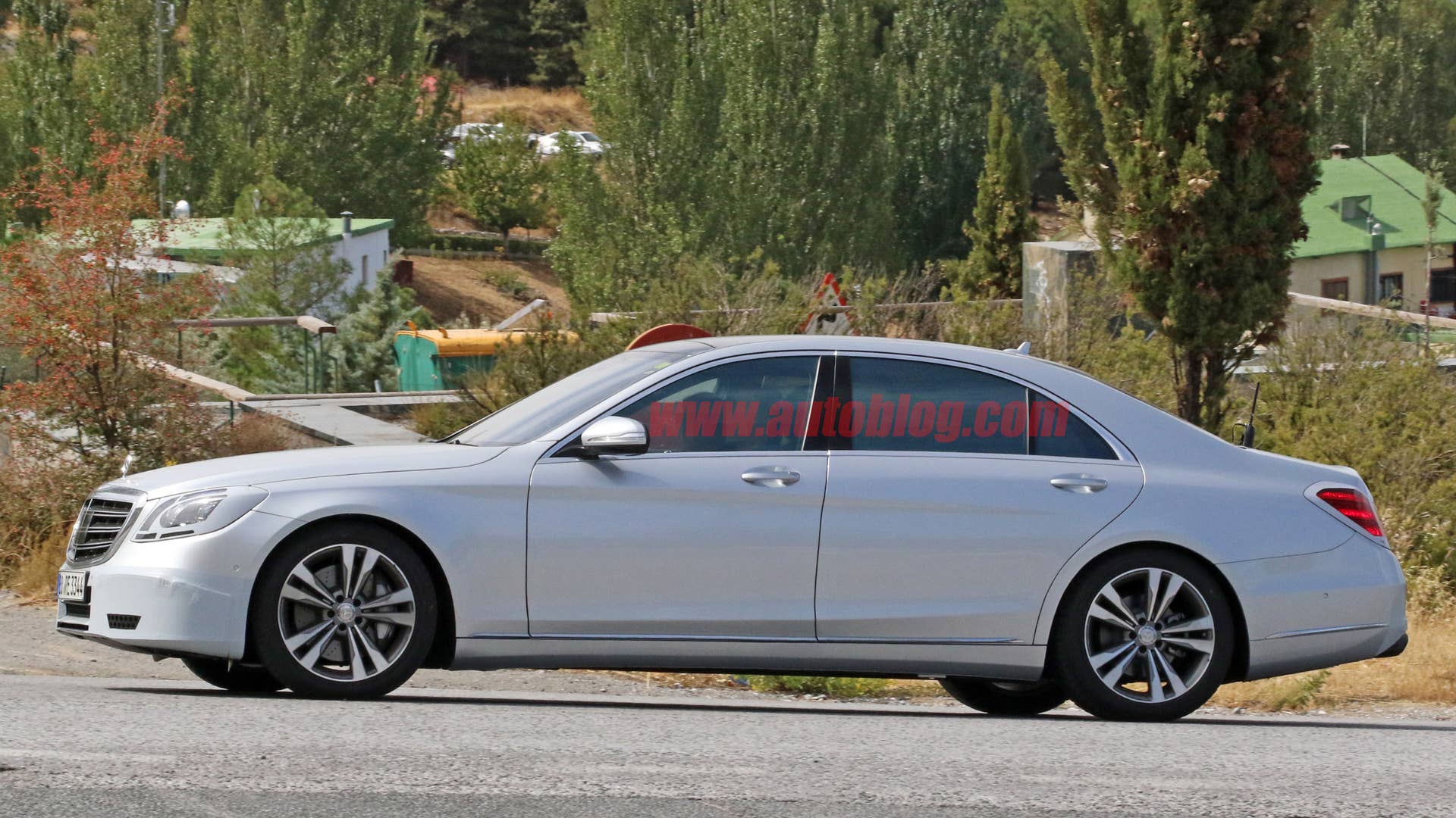 2018 Mercedes-Benz S-Class Sedan Spy Shots Side Exterior