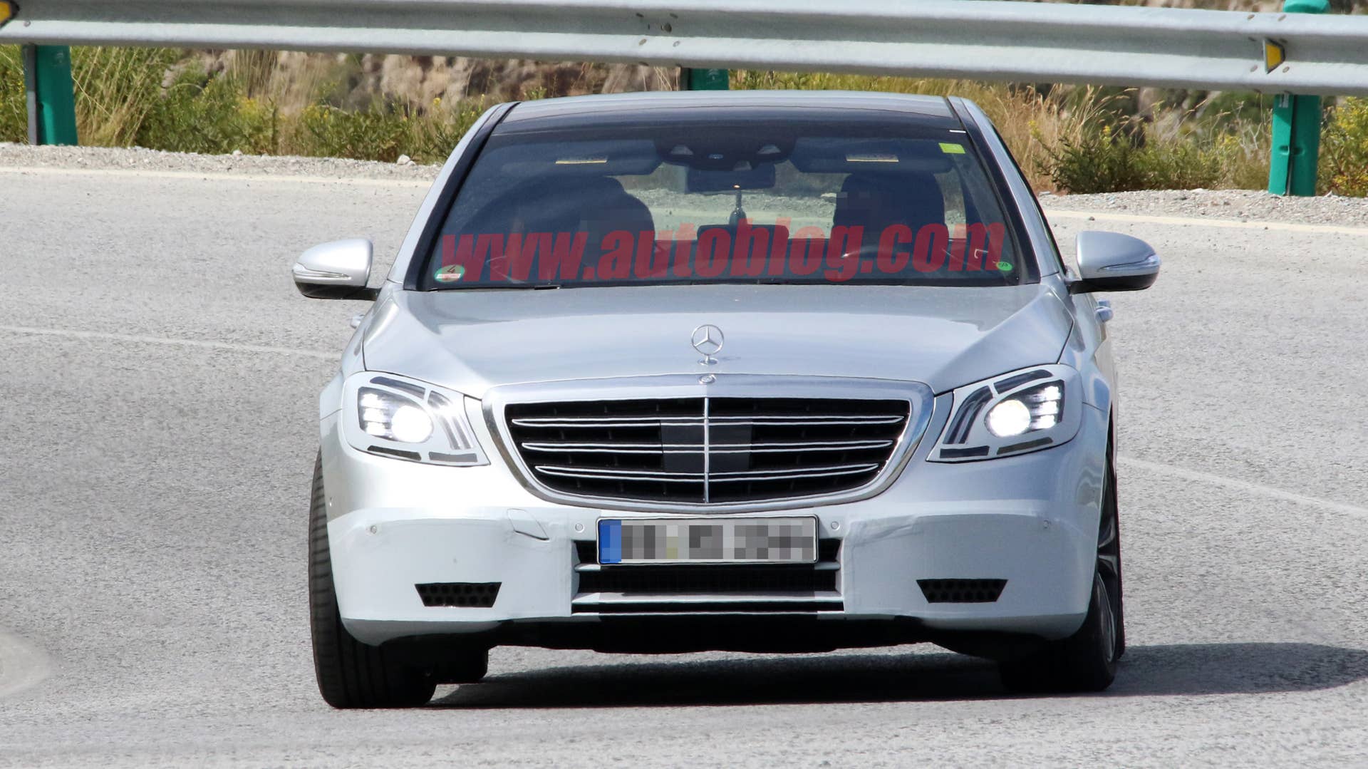 2018 Mercedes-Benz S-Class Sedan Spy Shots Front End Exterior