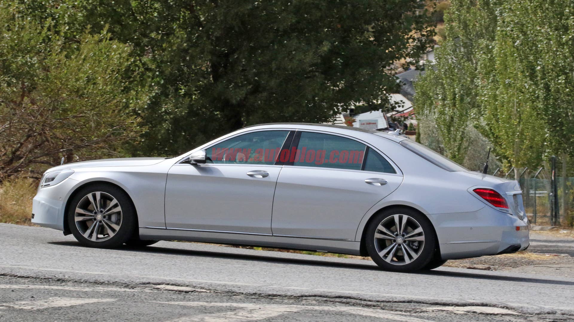 2018 Mercedes-Benz S-Class Sedan Spy Shots Side Exterior