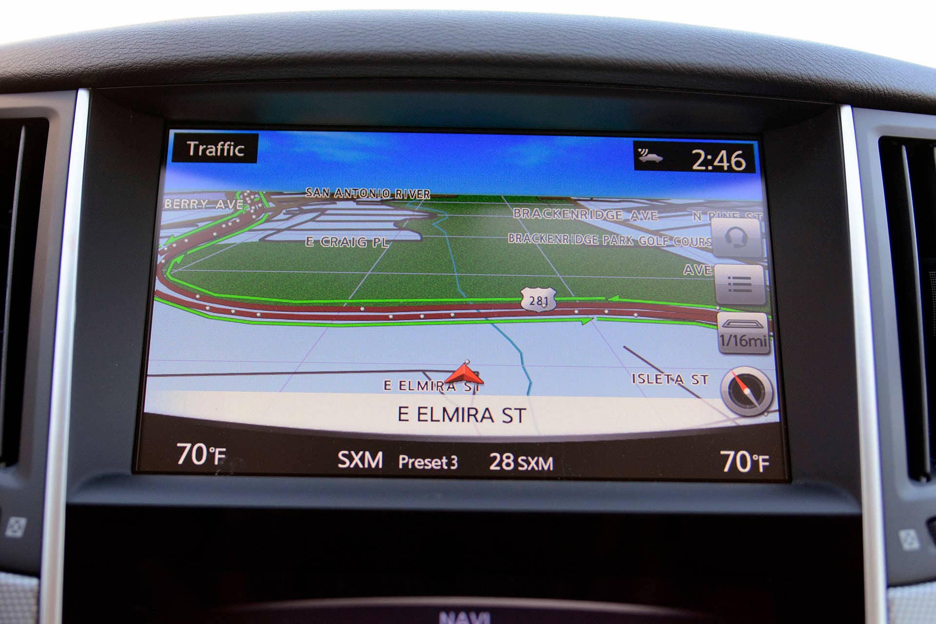 2016 Infiniti Q50 Red Sport 400 navigation system