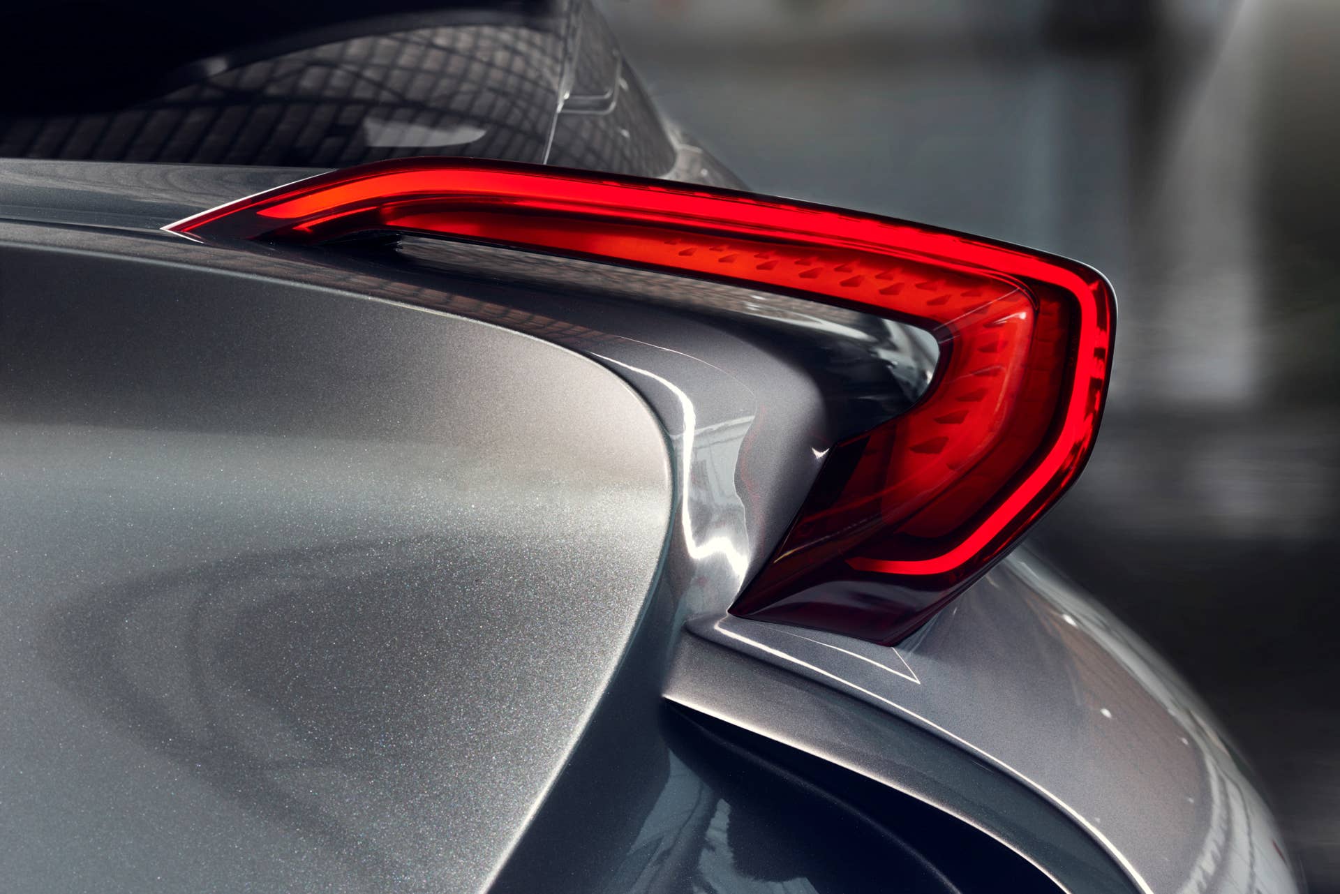 toyota c-hr taillight detail