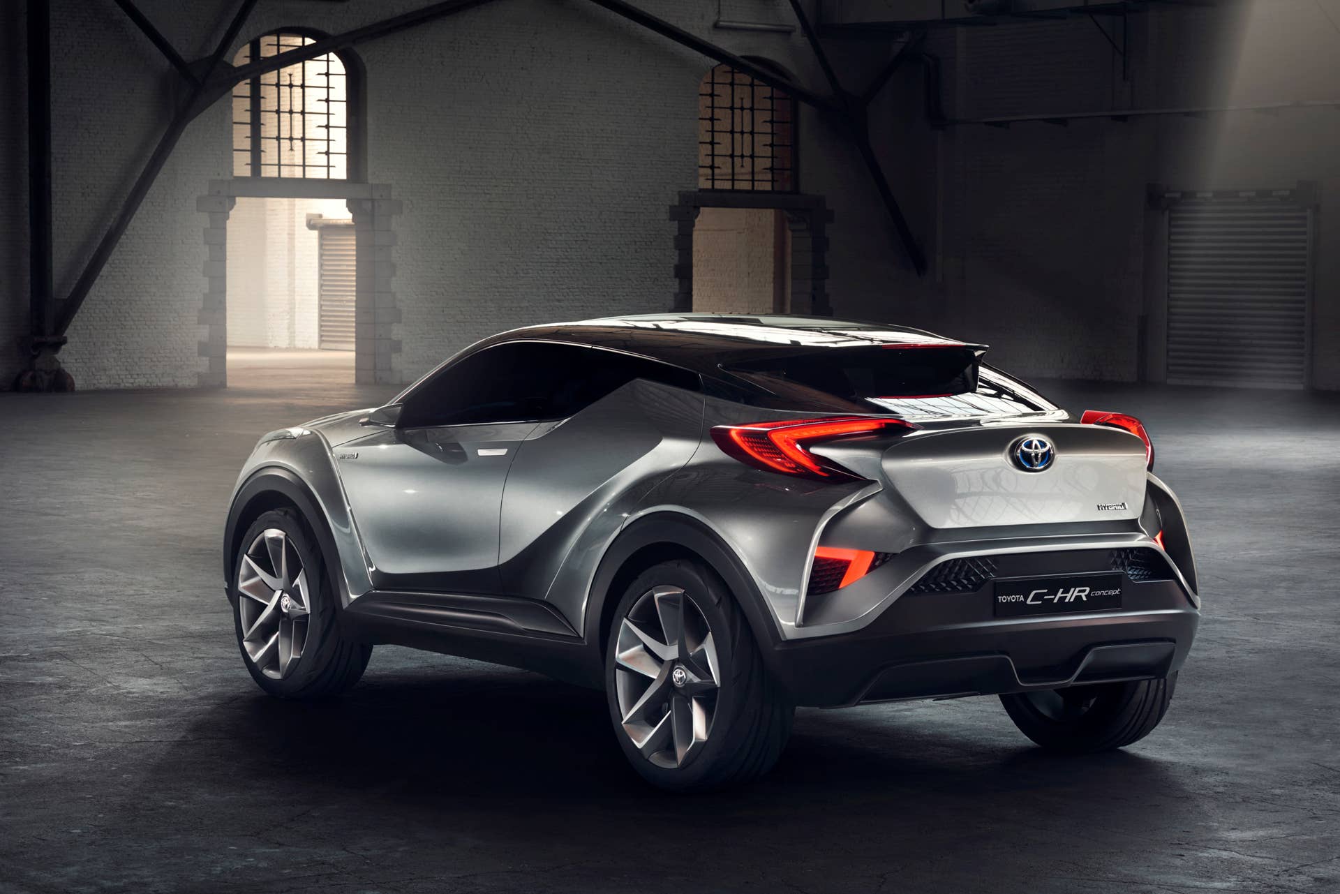 toyota c-hr rear design