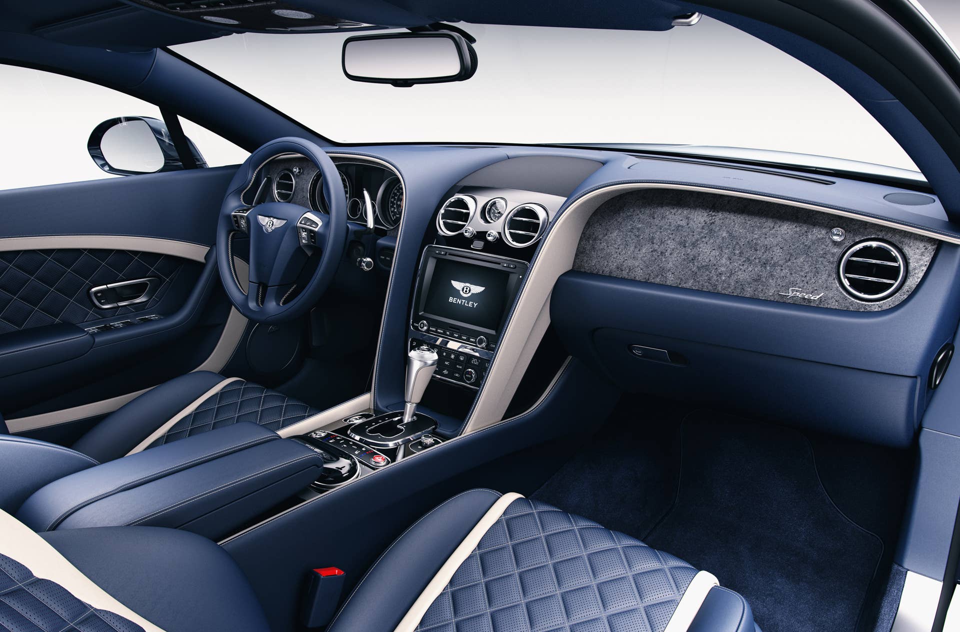 Bentley Continental GT Speed wood trim blue