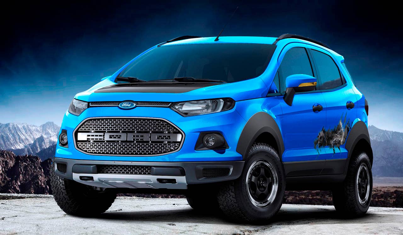 Ford EcoSport Storm concept swallows a Raptor in Sao Paulo - Autoblog