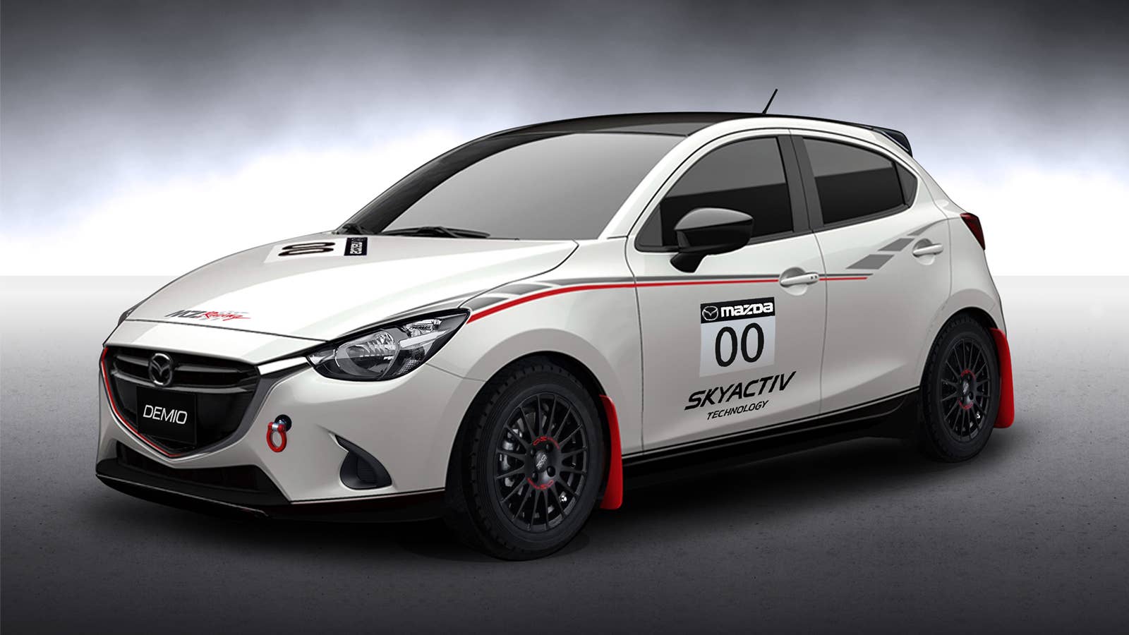 Mazda Demio 15MB Racing Spec front 3/4