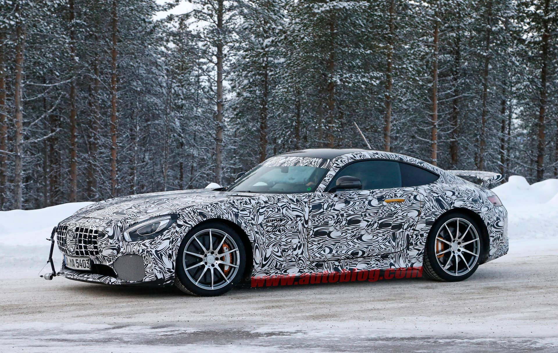 Mercedes-AMG GT R cold weather testing